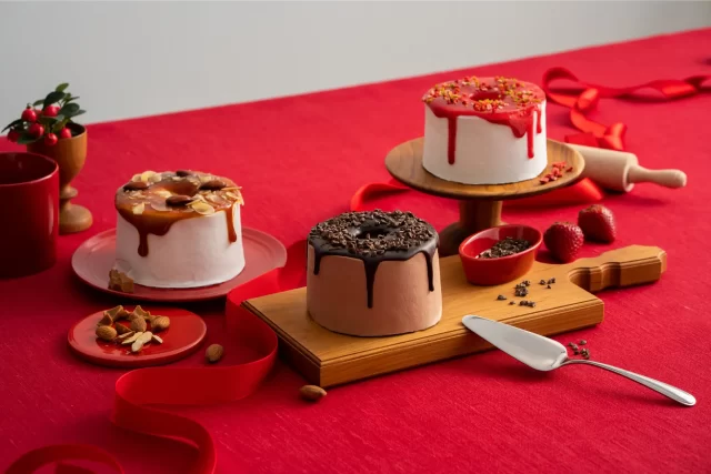 シフォンケーキの全体写真