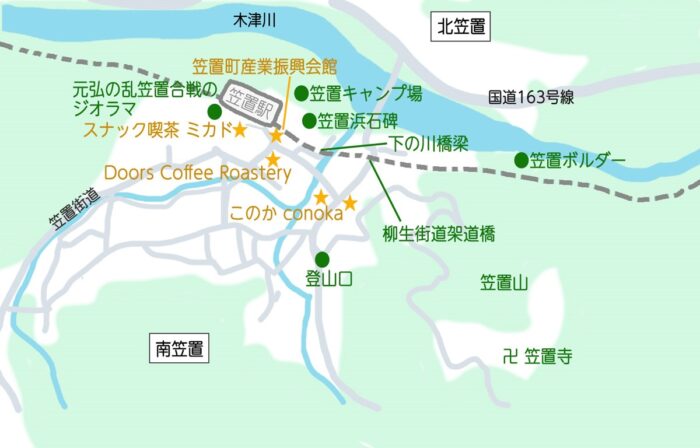 笠置町MAP