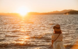 宍道湖の夕日スポットとるば