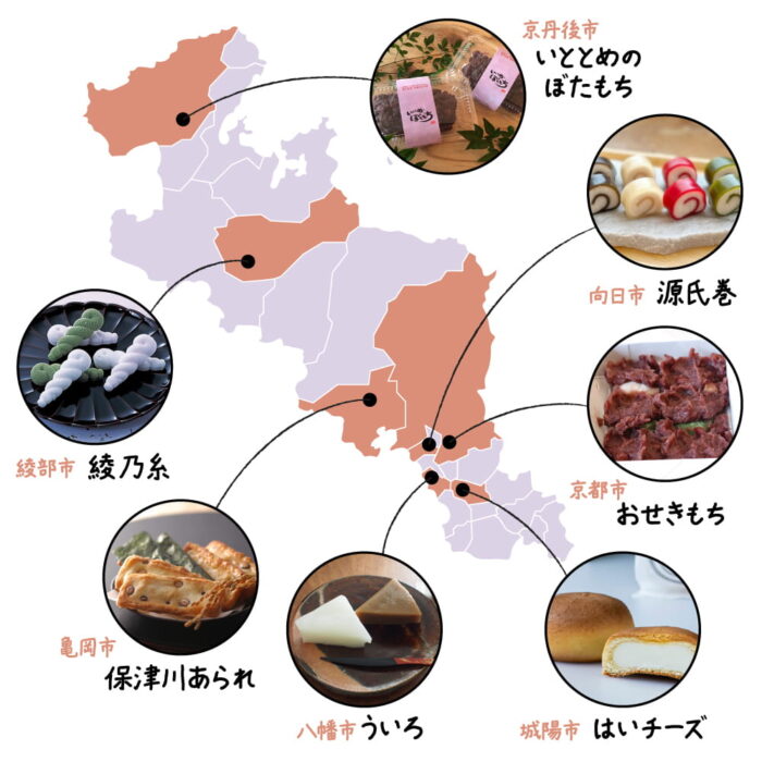 知る人ぞ知る和菓子販売地域のイメージ画像