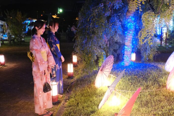 綾部市・ライトアップ