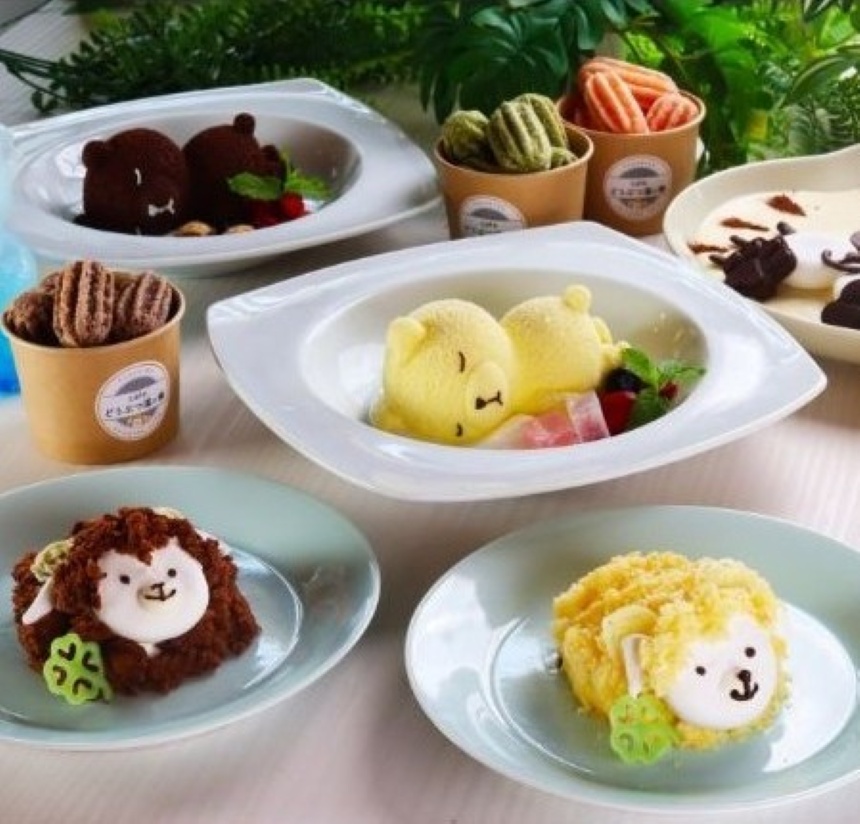 愛らしい動物たちのメニューいっぱい「カフェ どうぶつ園の横」